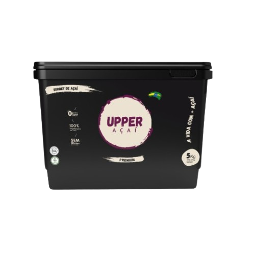 Açaí Upper Noir 5kg - Premium +60% Fruit | Format Pro & Éco | Bakacai