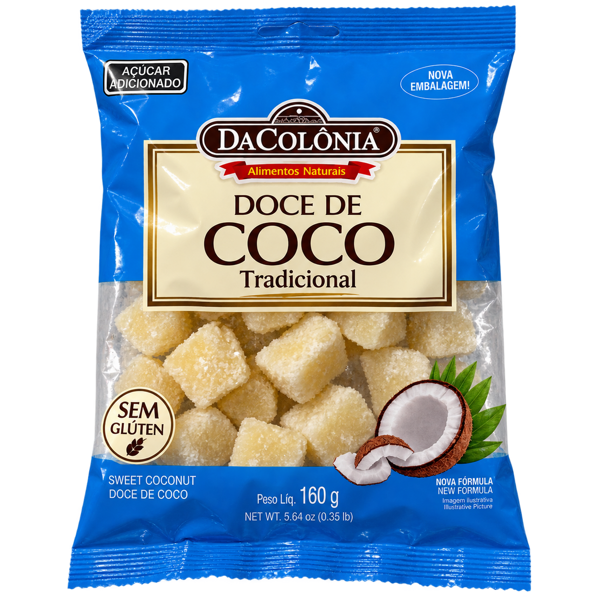 DaColônia Douceur de Coco Traditionnelle – Confiserie Brésilienne 160 g