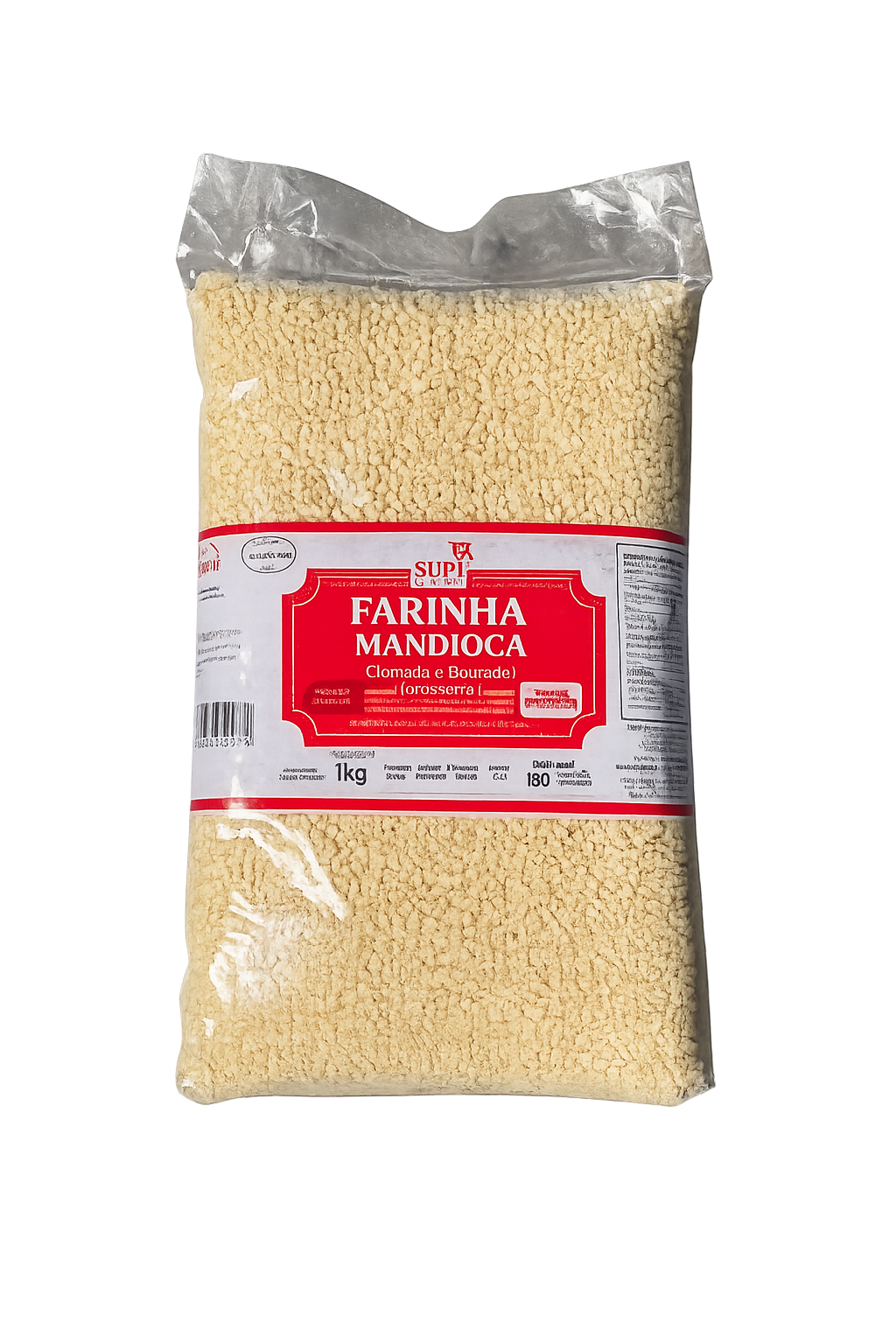 Farinha de mandioca 1kg – couac brésilien, farine de manioc grillée