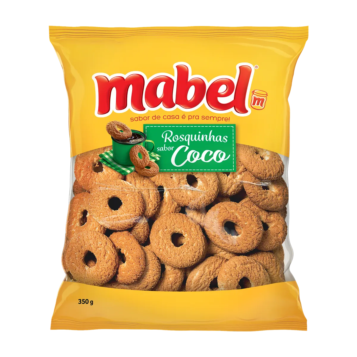 Rosquinha Mabel Coco 350g – biscuits brésiliens à la noix de coco