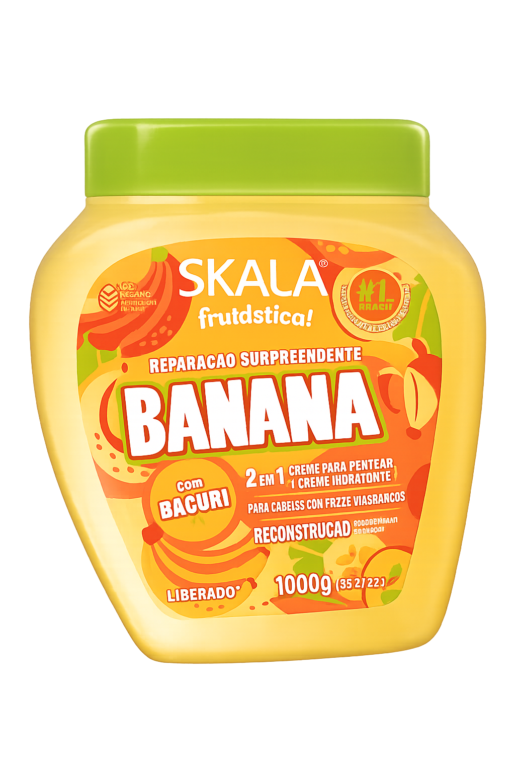 Skala Frutástica Banana & Bacuri – Crème de Soin & Leave-In 2-en-1 1 kg