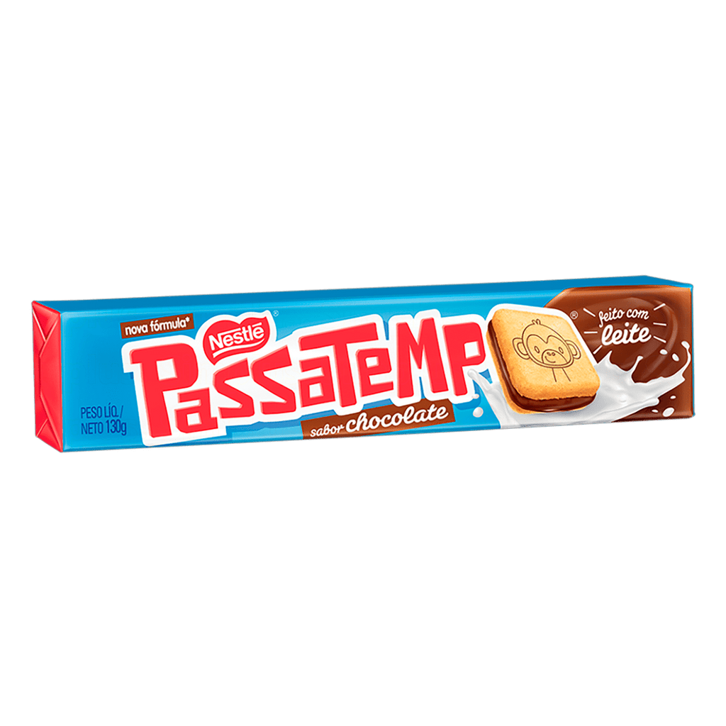 BISCOITO PASSATEMPO CHOCOLATE 130G