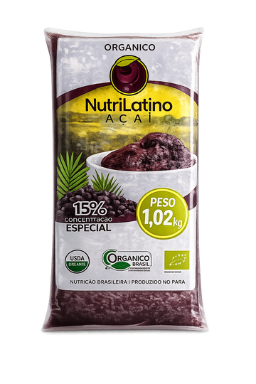 Açaí Surgelé 15% Grosso : Le Vrai Wassaï (Bloc 1kg) | Bakacai