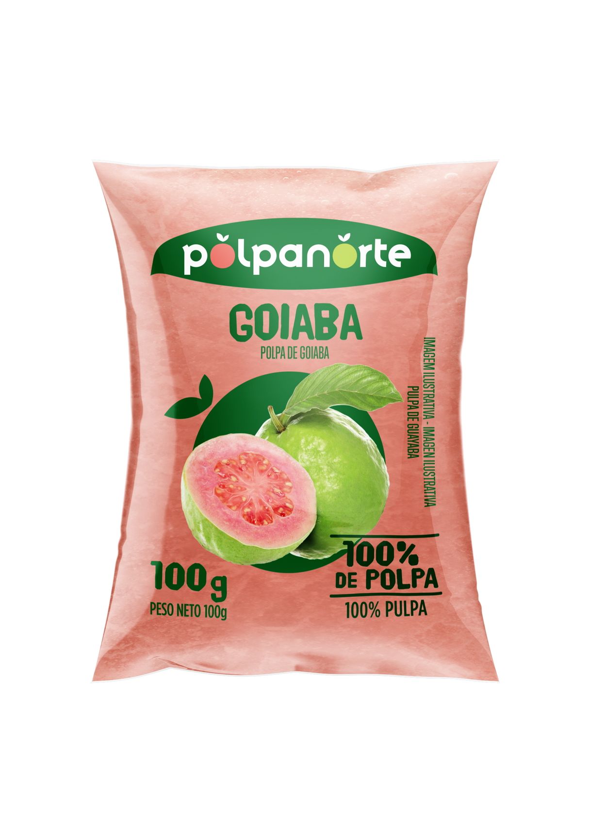 Pulpe de Goyave (Goiaba) surgelée 1 kg (10 × 100 g)