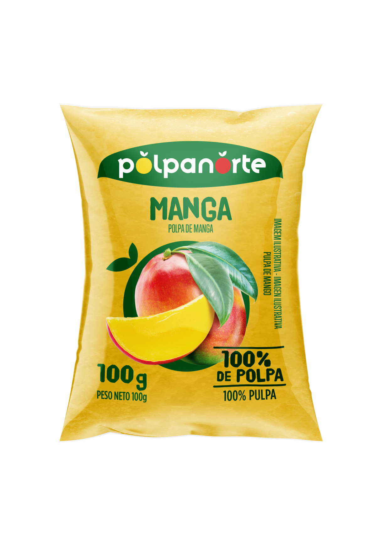 Pulpe de Mangue (Manga) surgelée 1 kg - 10 x 100g