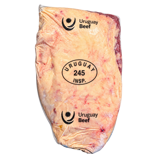 Picanha d'Uruguay entière sous vide Uruguay Beef 1,8 à 2 kg avec couche de gras, pour churrasco
