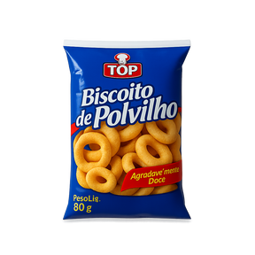 Biscoito de polvilho TOP doux 80g – biscuit brésilien