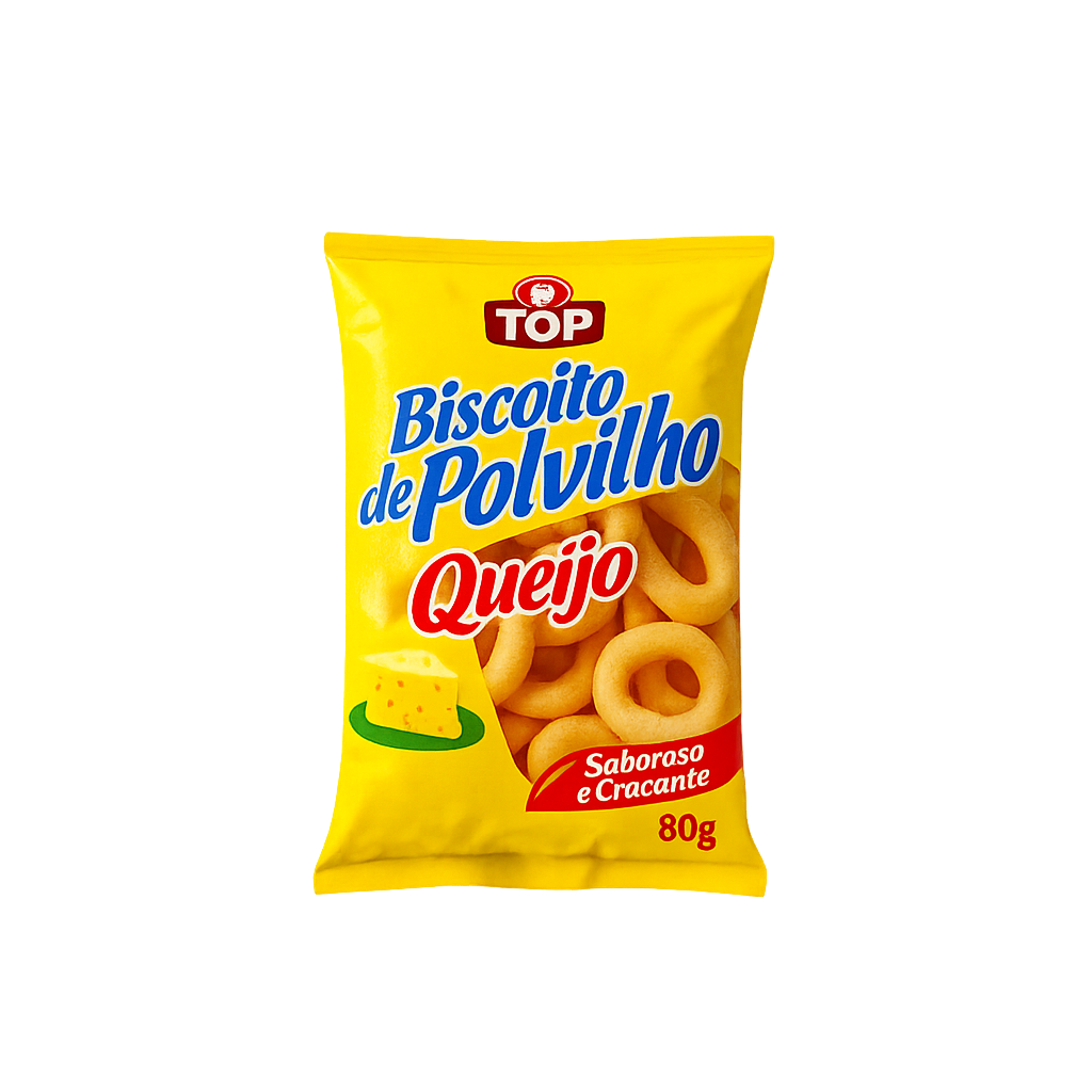 Biscoito de polvilho TOP fromage 80g – biscuit brésilien au fromage