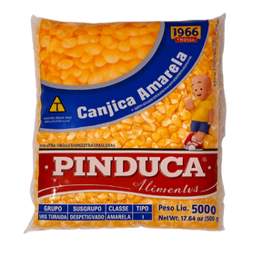 Canjica amarela Pinduca 500g – maïs jaune décortiqué
