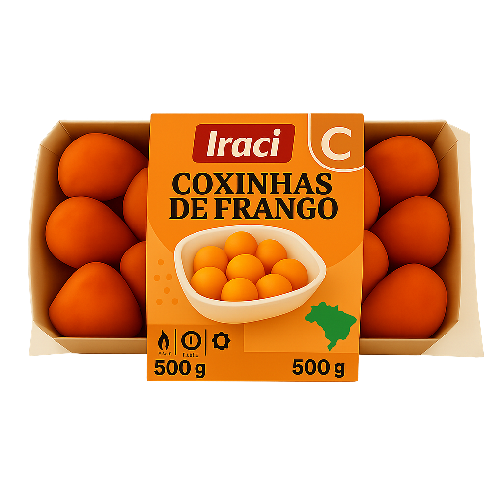 Coxinha de frango Iraci 500g – coxinhas au poulet