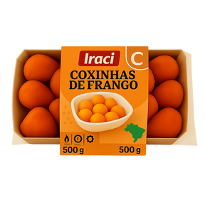 Coxinha de frango Iraci 500g – coxinhas au poulet