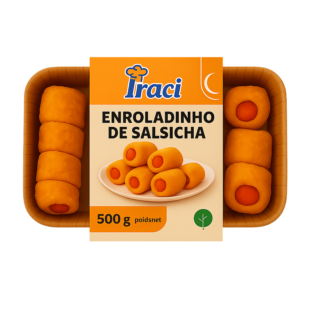 Enroladinho de salsicha Iraci 500g – roulés à la saucisse brésiliens