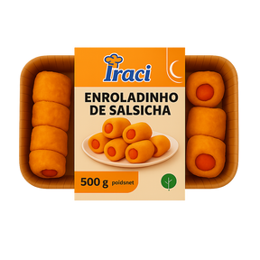 Enroladinho de salsicha Iraci 500g – roulés à la saucisse brésiliens