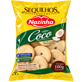 Sequilhos Nazinha à la noix de coco, biscuits brésiliens