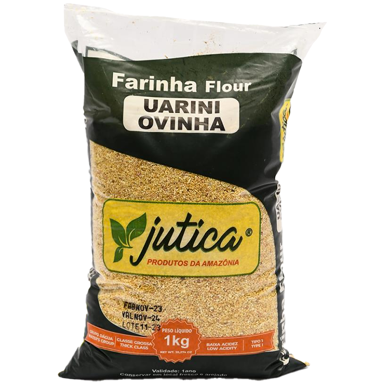 Farinha de mandioca Ovinha Jutica 1kg – farine d'eau du Pará