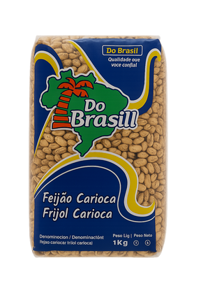 Feijão carioca 1kg – haricots brésiliens