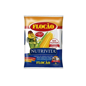 Flocão de milho Nutrivita 500g – flocon de maïs pour couscous brésilien