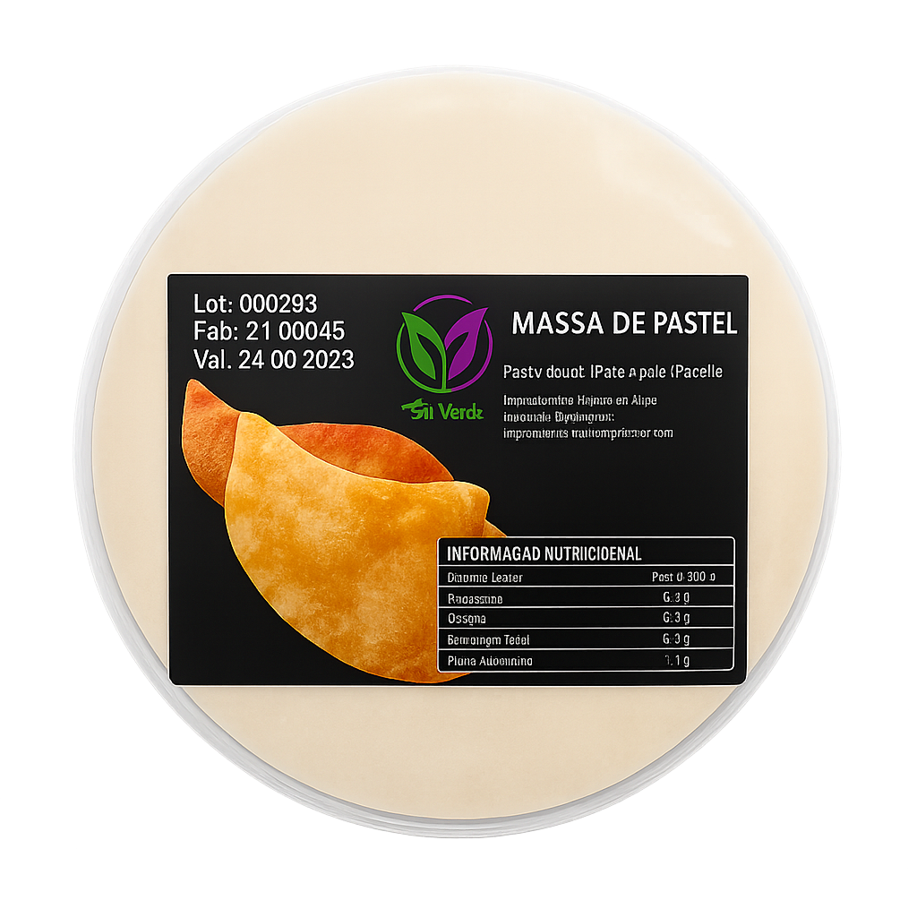 Massa de pastel en disques 500g – pâte à pastel brésilien