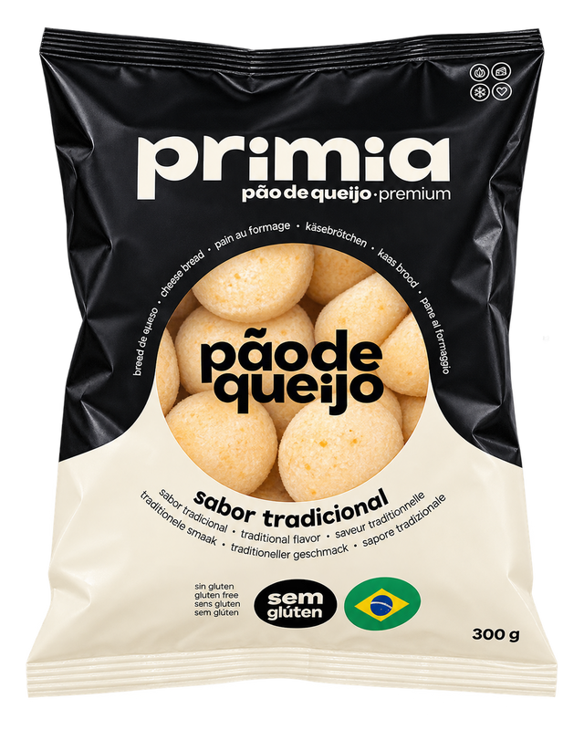 Pão de queijo Premium Primia 500g – pain au fromage brésilien surgelé