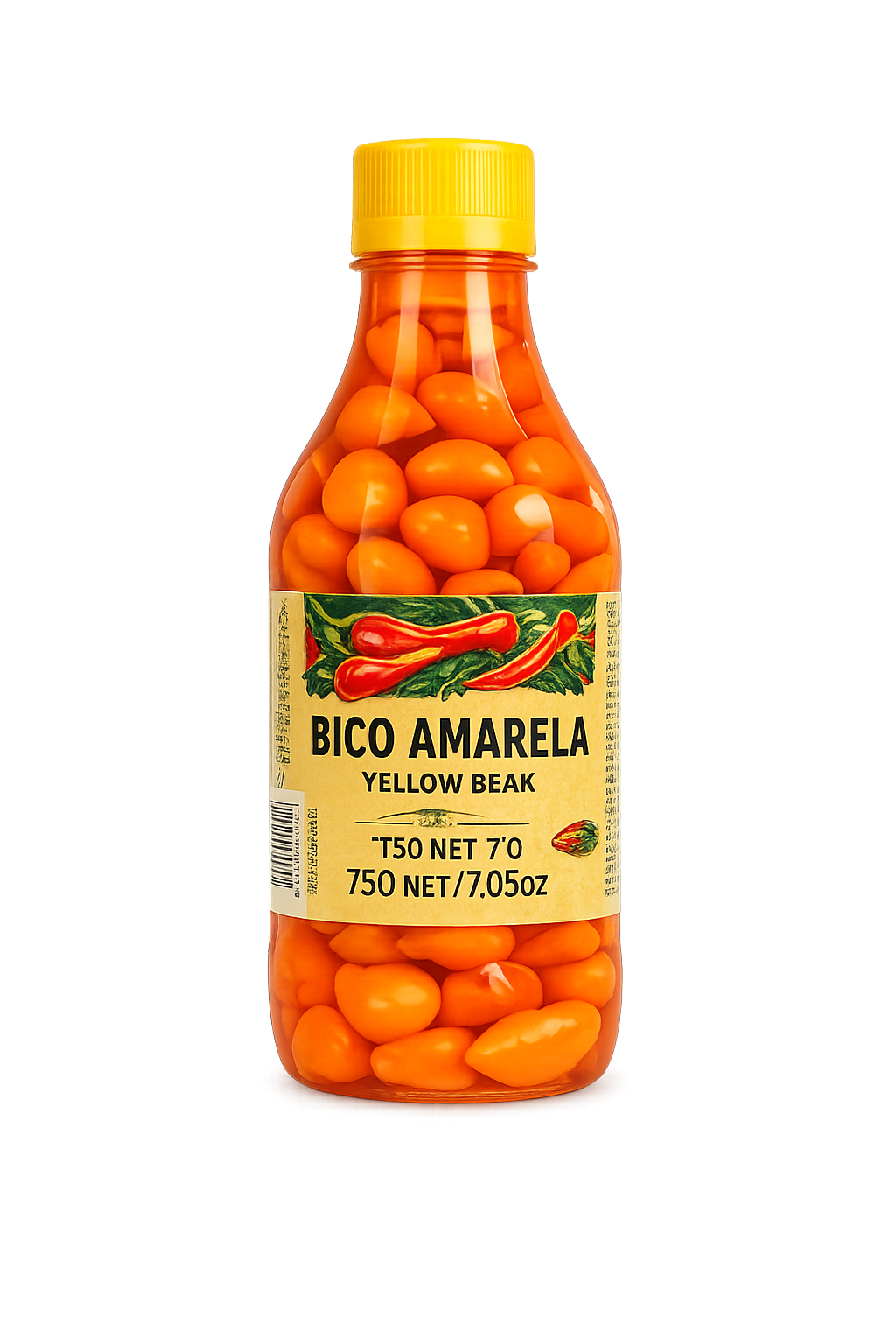 Piment biquinho jaune en saumure 200g – pimenta biquinho amarela