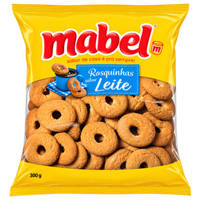 Rosquinha Mabel Leite 350g – biscuits brésiliens au lait
