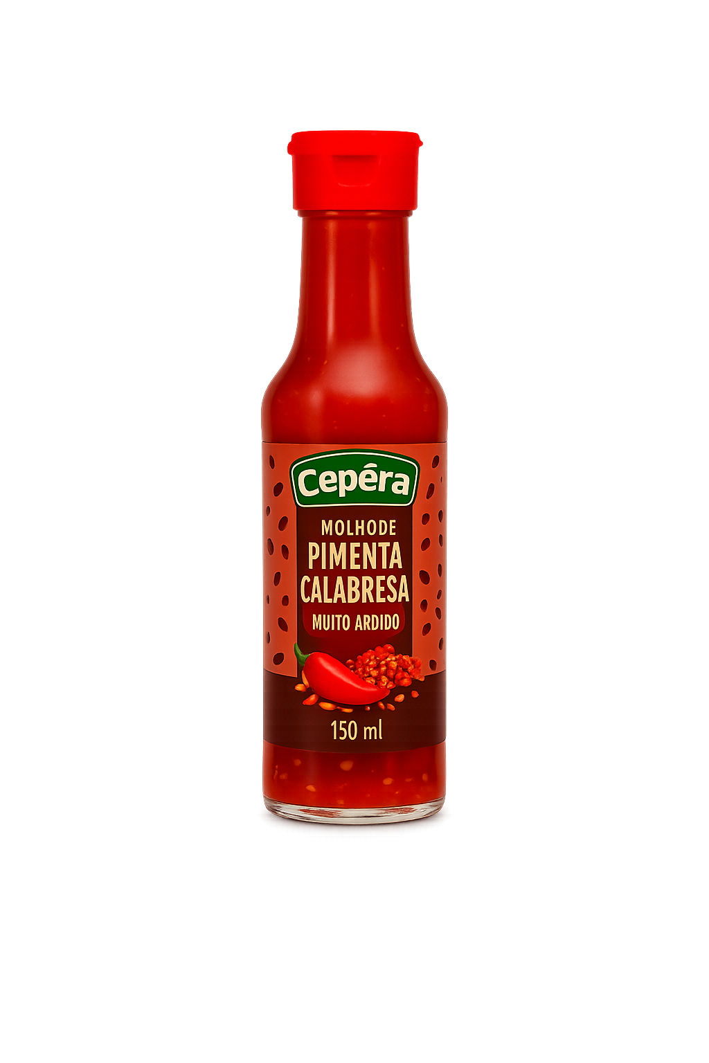Sauce piment calabresa Cepêra 150ml – sauce pimentée brésilienne