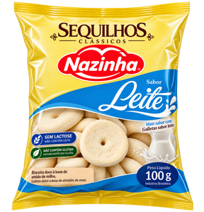 Paquet de Sequilhos Clássicos Nazinha saveur lait 100 g