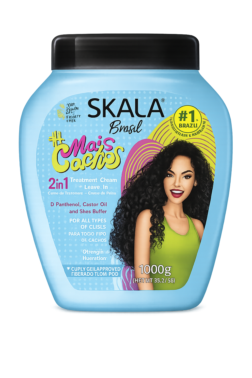 Skala Brasil Mais Cachos 1kg – crème cheveux bouclés 2-en-1