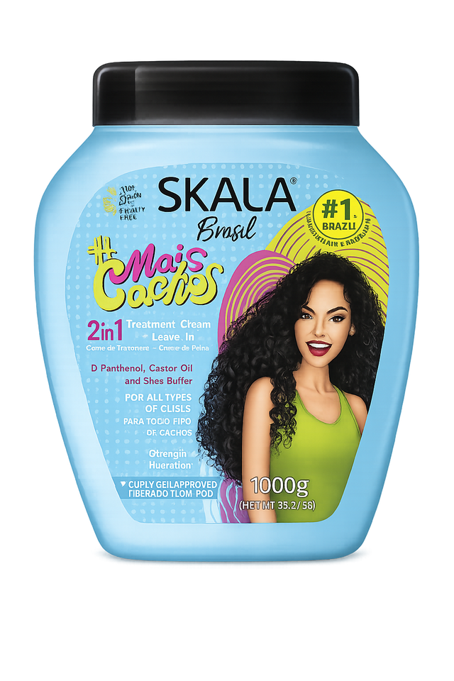 Skala Brasil Mais Cachos 1kg – crème cheveux bouclés 2-en-1