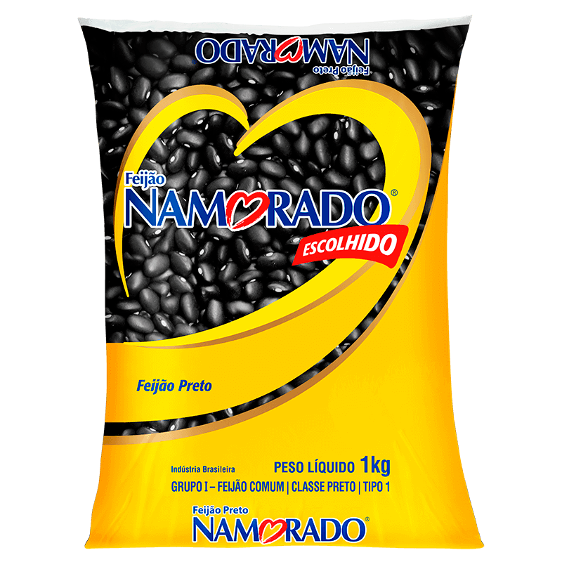 FEIJÃO PRETO NAMORADO 1KG