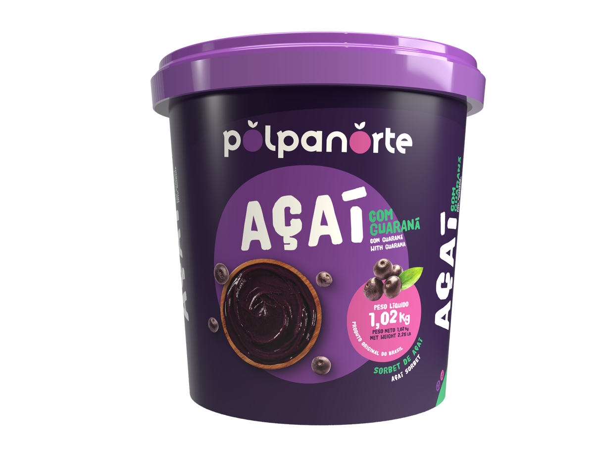 SORVETE AÇAI + GUARANÁ 1,02KG
